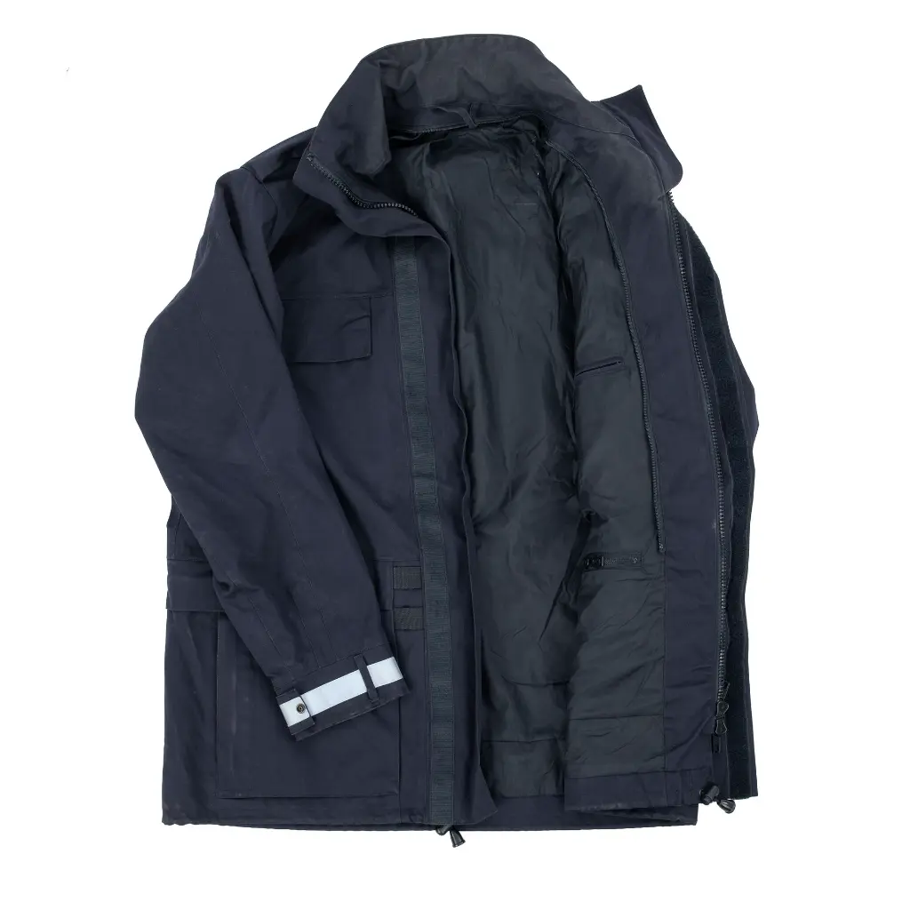 Dutch Navy Blue Ministry of Defense Parka w/ No Liner | Issued